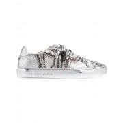 Philipp Plein Low Top Sneakers Men 70 Silver Shoes Trainers Amazing Selection