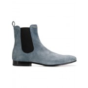 Philipp Plein Statement Ankle Boots Men 07 Light Blue Shoes Luxuriant In Design