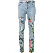 Philipp Plein Creature Print Skinny Jeans Women 07ce California Clothing Worldwide Shipping