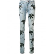 Philipp Plein Palm Tree Print Skinny Jeans Women 07il L.a.livin Clothing Luxury Fashion Brands