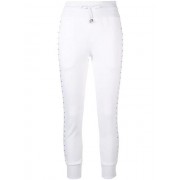 Philipp Plein Logo Track Pants Women 01 White Clothing Quality And Quantity Assured