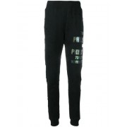 Philipp Plein Distressed Track Pants Women 02 Black Clothing Official Supplier