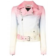 Philipp Plein Faded Biker Jacket Women 21 Multicolor Clothing Jackets Sale Online