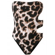 Philipp Plein Leopard Print One Piece Women 17 Clothing Swimming Costumes Classic Styles