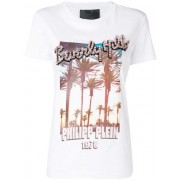 Philipp Plein Printed T-shirt Women 01 White Clothing T-shirts & Jerseys Outlet On Sale