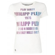 Philipp Plein Printed T-shirt Women 01 White Clothing T-shirts & Jerseys Fantastic