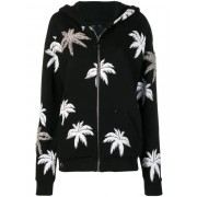 Philipp Plein Aloha Plein Embellished Hoodie Women 02 Black Clothing Hoodies