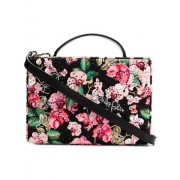 Philipp Plein Crystal Embellished Floral Box Bag Women 02 Black Bags Tote