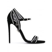 Philipp Plein Crystal Embellished Sandals Women 02 Black Shoes Best Value