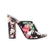 Philipp Plein Flowers Sandals Women 02 Black Shoes Luxury Lifestyle Brand