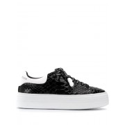 Philipp Plein Lo-top Luxury Sneakers Women 02 Black Shoes Trainers Fast Worldwide Delivery