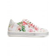 Philipp Plein Crystal Low-top Sneakers Women 01 White Shoes Trainers Lowest Price Online