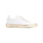 Philipp Plein Statement Low-top Sneakers Women 0193 White/light Gold Shoes Trainers Exclusive