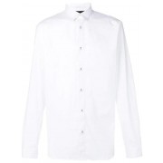 Philipp Plein Crystal-cut Shirt Men 01 White Clothing Shirts Fast Worldwide Delivery