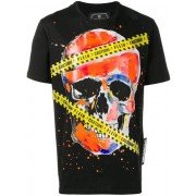 Philipp Plein Platinum Cut Skull Print T-shirt Men 02 Black Clothing T-shirts
