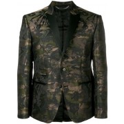 Philipp Plein Camouflage Brocade Blazer Men 50 Clothing Blazers Officially Authorized