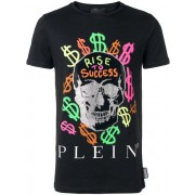 Philipp Plein Graffiti Skull T-shirt Men 02 Black Clothing T-shirts Wholesale Price