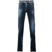 Philipp Plein Tape Slim-fit Jeans Men 085a Blue Clothing Free Delivery