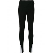 Philipp Plein Stripes Leggings Women 02 Black Clothing Authentic Quality