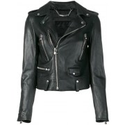 Philipp Plein Biker Jacket Women 02 Black Clothing Jackets On Sale