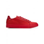 Philipp Plein Logo Sneakers Men Red Shoes Low-tops Colorful And Fashion-forward