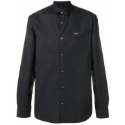 Philipp Plein Classic Shirt Men 02 Black Clothing Shirts Authentic Quality