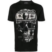 Philipp Plein Dollar T-shirt Men 02 Black Clothing T-shirts Official Online Website