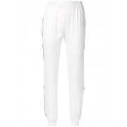 Philipp Plein Side Logo Stripe Track Pants Women 01 White Clothing Competitive Price
