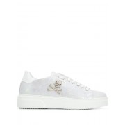 Philipp Plein Skull Lace-up Sneakers Women 01 White Shoes Trainers Gorgeous