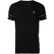 Philipp Plein Logo Patch T-shirt Men 0270 Black/silver Clothing T-shirts Authorized Site