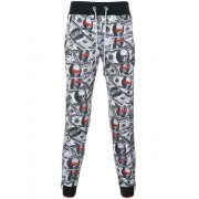 Philipp Plein Printed Track Trousers Men 02/blk Clothing Pants 100% Satisfaction Guarantee