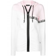 Philipp Plein Logo Hoodie Women 0103 White Rose Clothing Hoodies High-end