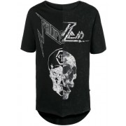 Philipp Plein Skull Print T-shirt Men 02 Black Clothing T-shirts Lowest Price