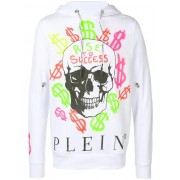 Philipp Plein Skull Print Hoodie Men 01 White Clothing Hoodies Various Colors