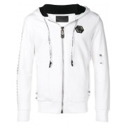 Philipp Plein Scarface Hoodie Men 01 White Clothing Hoodies Online Here