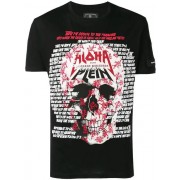 Philipp Plein Aloha Print T-shirt Men 02 Black Clothing T-shirts Classic Fashion Trend