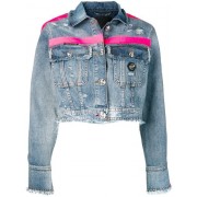 Philipp Plein Printed Denim Jacket Women 071l Jeans Clothing Jackets Premium Selection