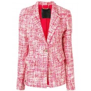 Philipp Plein Tweed Jacket Women 13 Red Clothing Jackets Quality And Quantity Assured