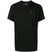 Philipp Plein Crystal Embellished T-shirt Men 0202 Black / Clothing T-shirts Discountable Price