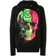 Philipp Plein Skull Print Hoodie Men 02 Black Clothing Hoodies Reliable Reputation