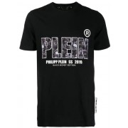 Philipp Plein Printed T-shirt Men 0201 Black / White Clothing T-shirts Cheapest Online Price