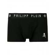 Philipp Plein Logo Print Boxers Men 02 Black Clothing Briefs & Outlet Store Sale