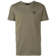 Philipp Plein Logo Patch T-shirt Men 65 Military Clothing T-shirts Top Brands