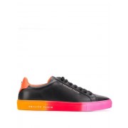 Philipp Plein Gradient Low-top Sneakers Men 02 Black Shoes Low-tops Official Supplier