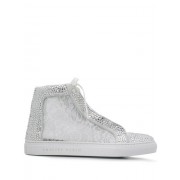 Philipp Plein Classic Hi-top Sneakers Women 01 White Shoes Trainers Usa Factory Outlet
