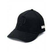 Philipp Plein Gothic Plein Baseball Cap Men 0202 Black / Accessories Hats World-wide Renown