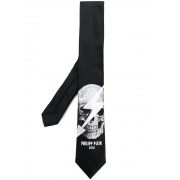 Philipp Plein Skull Tie Men 02 Black Accessories Ties & Bow Reliable Quality