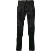 Philipp Plein Distressed Biker Jeans Men 02so Speed Demon Clothing Slim-fit Superior Quality
