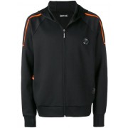 Philipp Plein Zipped Hoodie Men 0220 Black / Orange Clothing Hoodies Outlet Seller