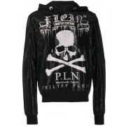 Philipp Plein Hooded Sweatshirt Men 02 Black Clothing Hoodies Discount Sale